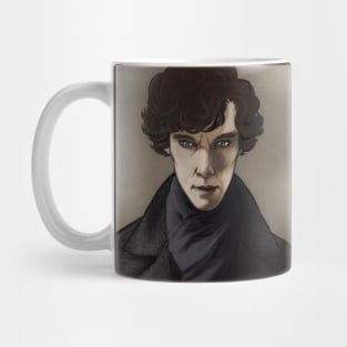 Sherlock Holmes Fan Art Mug